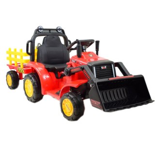 Super traktor z przyczepą i łyżką - na akumulator, pilot/aplikacja/YT1066