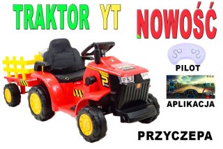 Super traktor z przyczepą, sterowanie pilotem/aplikacja/ YT1166