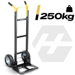 Wózek transportowy składany taczkowy młynarka magazynowy 250kg Humberg HM-516