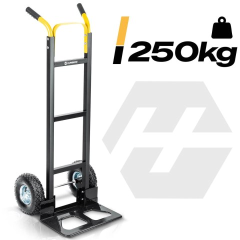 Wózek transportowy składany taczkowy młynarka magazynowy 250kg Humberg HM-516