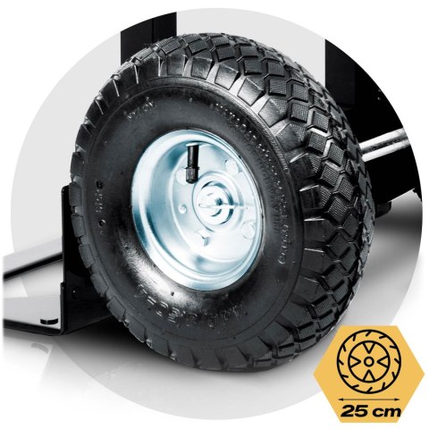 Wózek transportowy składany taczkowy młynarka magazynowy 250kg Humberg HM-516