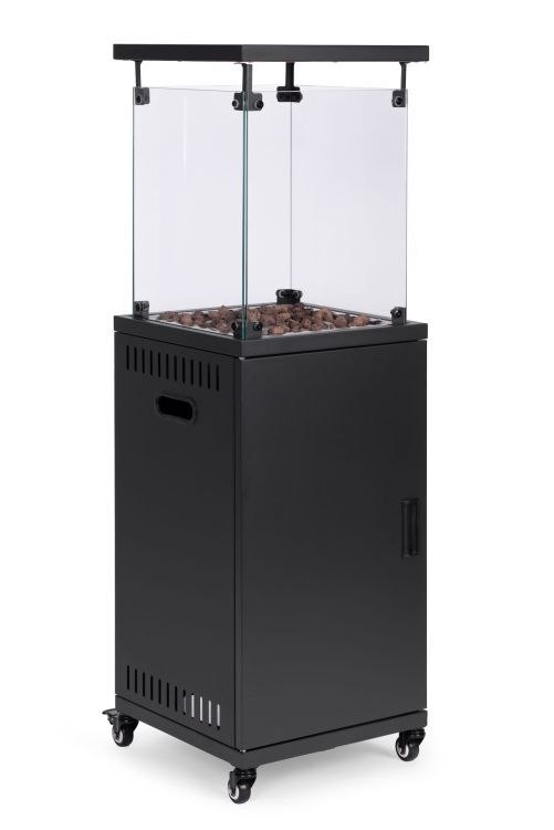 Ogrzewacz gazowy 13 kW na taras MultiGarden czarny ze szklaną tubą